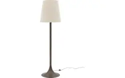 Goossens vloerlamp big lamp bruin metaal - 8260601-{merk}-big-lamp-naar-boven-en-beneden-e27-max-18-watt-01
